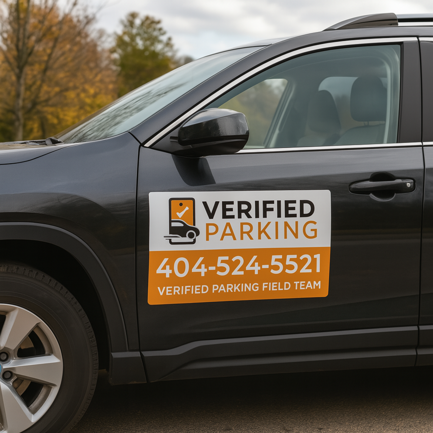 Operator Car Magnet – “Verified Parking Independent Operator”