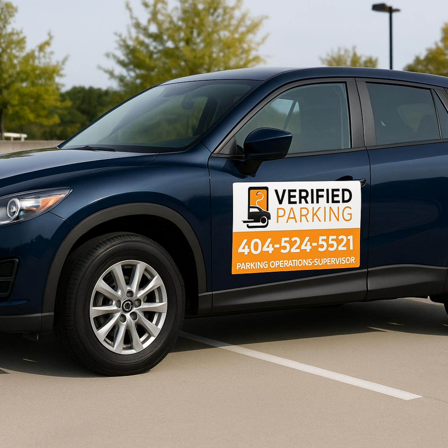 Operator Car Magnet – “Verified Parking Independent Operator”