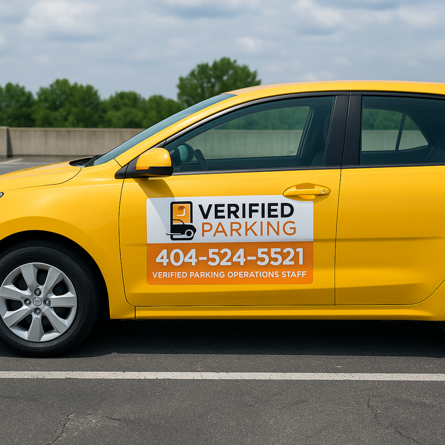 Operator Car Magnet – “Verified Parking Independent Operator”