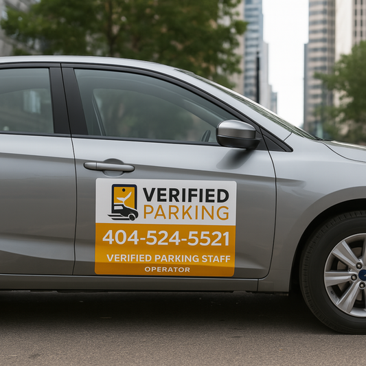 Operator Car Magnet – “Verified Parking Independent Operator”