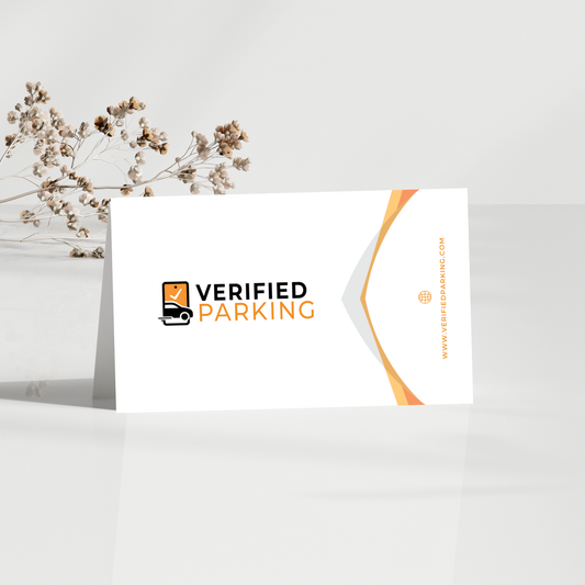 Verified Parking Business Cards – Operator Contact Cards