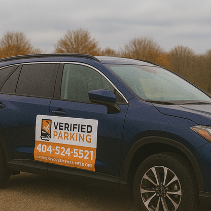 Operator Car Magnet – “Verified Parking Independent Operator”