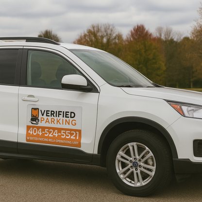 Operator Car Magnet – “Verified Parking Independent Operator”