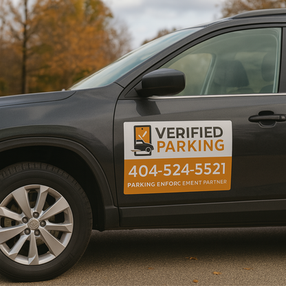 Operator Car Magnet – “Verified Parking Independent Operator”
